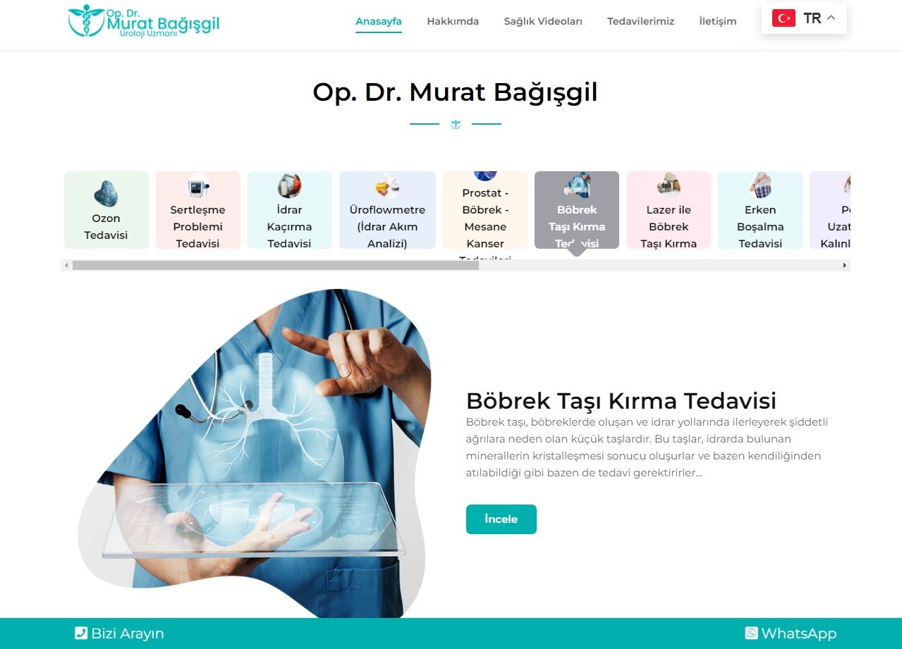 Doktor Websitesi Kur