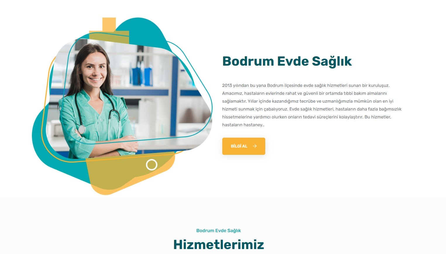 Evde Sağlık - Klinik - Tıp Merkezi Web Sitesi Kur