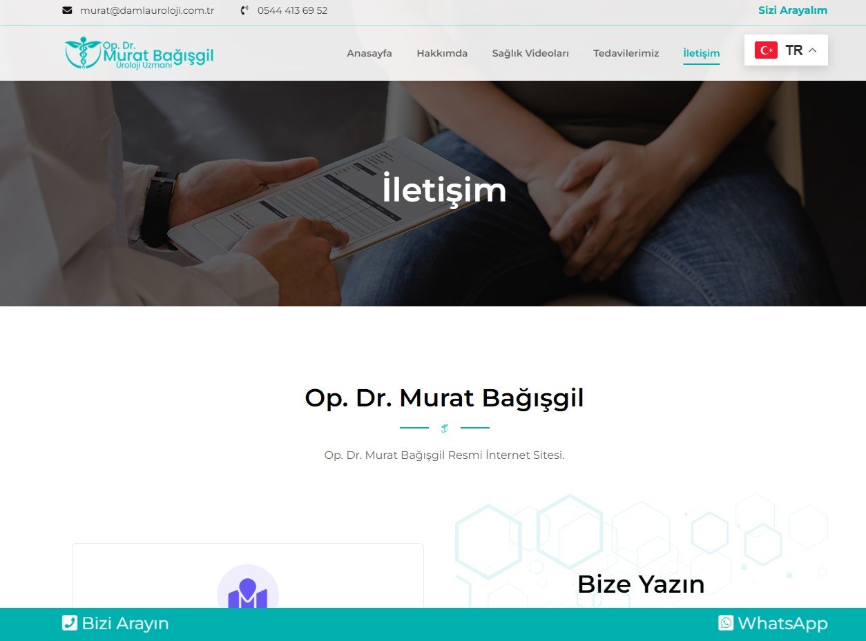 Doktor Websitesi Kur