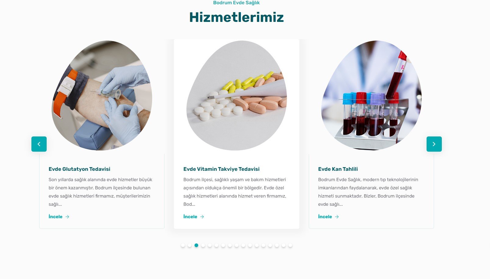 Evde Sağlık - Klinik - Tıp Merkezi Web Sitesi Kur