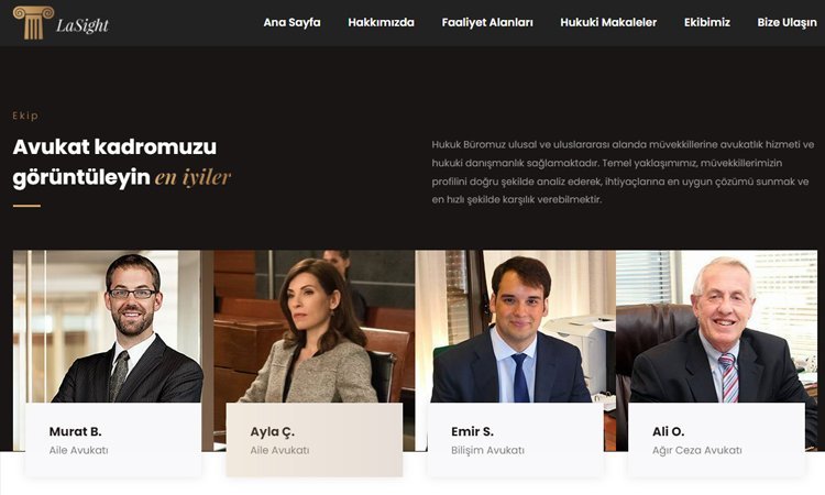 Avukat/Hukuk Web Sitesi Kur